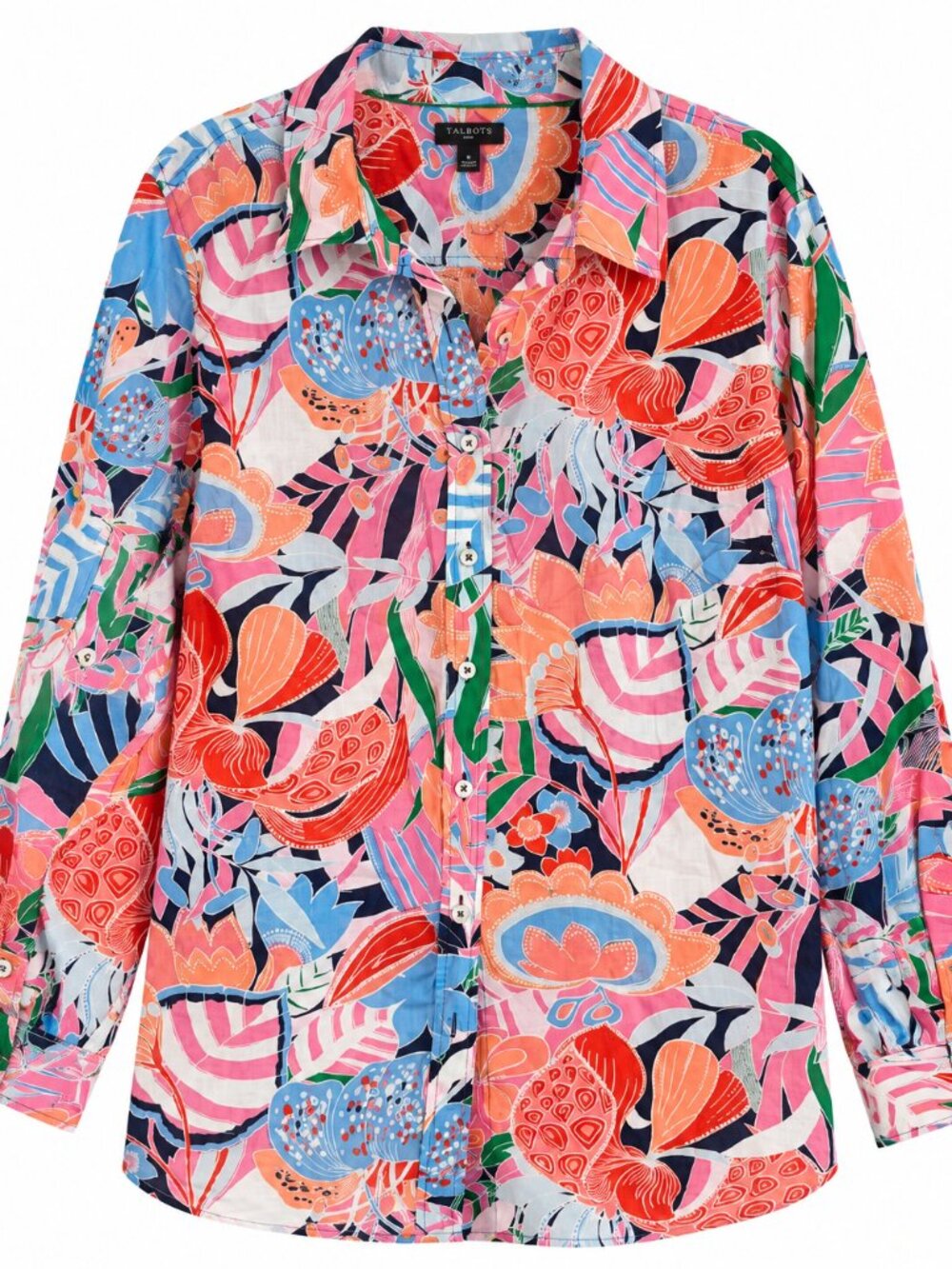Talbots Women's Floral Blouse